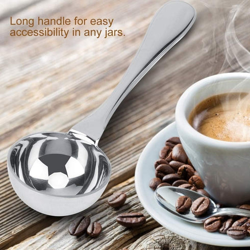 Maxmartt 25ml Stainless Steel Long Handled Tea Spoon Scoop for Coffee and Matcha Measuring