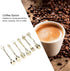 6Pcs/Set Fdit Vintage Carved Coffee Spoon Teaspoon Retro Zinc Alloy Dessert Coffee Tableware Spoons Cutlery