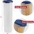 Tall Clear Spaghetti Pasta Container Storage with Lid, 2 Pack, Multi-Purpose Kitchen Pantry Organization, 37 oz
