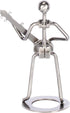 Broadway Gift 7 inch Silver Tone Banjo Player Table Metal Decorative Musician Figurine
