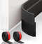 Suptikes 2 Pack Door Draft Stopper - Door Sweep for Exterior & Interior Doors, Dust and Noise Insulation