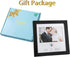 Jinchuan Heart Thumbprint Keepsake Frame and Ink Kit, Wedding Registry Idea Shower Gift for Bride Newlywed (Black Frame)