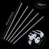 PP OPOUNT 50 Pieces Balloon Sticks, Upgraded Version White Holders with Cups for Party Decoration
