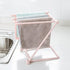 Countertop Dishcloth Drying Rack for Kitchen, 4 Arms Folding Dishcloth Holder, Vertical Hand Towel Stand, Kitchen Rag Holder, Dishcloth Storage Rack, Dish Rag Cloth Holder for Home(Light Pink)