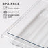 BINO Pull-out Egg Holder Organizer, Clear Fridge Egg Drawer for 18 Eggs Storage