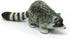 ZOOCRAFT Ceramic Raccoon Figurine, Hand Painted Porcelain Wildlife Animal Collectible Decor