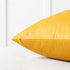 Mixhug Decorative Throw Pillow Covers, Velvet Cushion Covers, Solid Throw Pillow Cases for Couch and Bed, Mustard