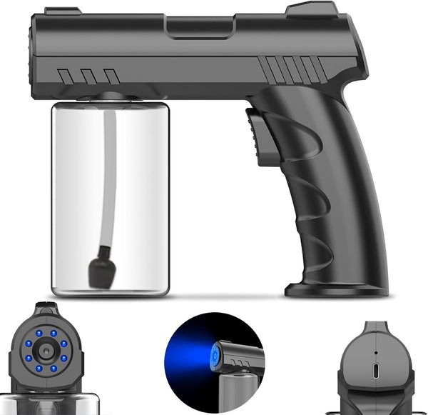 Generic Handheld Electric Nano Disinfection Spray with Blue Light Technology - Portable Atomizer