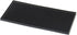 Yisharry li 6" x 12" Kitchen Square Rubber Bar Mat - PVC Black KTV Service Spill Drying Dish Mats