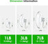 HangerSpace Suction Cup Hooks, 12 Packs Clear PVC Suction Cups with Metal Hooks for Kitchen Bathroom Shower