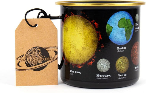 Gift Republic Space Astronomia Enamel Mug