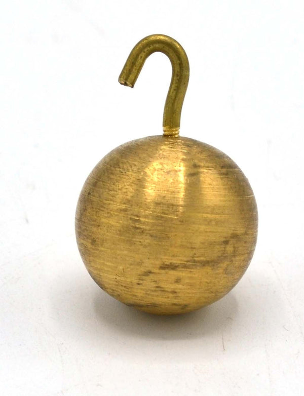 EISCO Brass Pendulum Bob with Hook, 1in Diameter