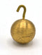 EISCO Brass Pendulum Bob with Hook, 1in Diameter