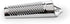 Fox Run Stainless Steel Nutmeg Grater Cone, 5.5" with Storage