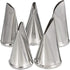 BeeSpring Rose Petal Nozzles - DIY Stainless Steel Icing Piping Tips for Cake Decoration, Ideal Pastry Tools Kit