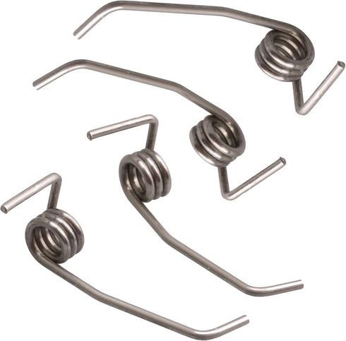 Walmine Silver Metal DA61-08314A Refrigerator Divider Door Spring Replacement for Samsung, Pack of 4