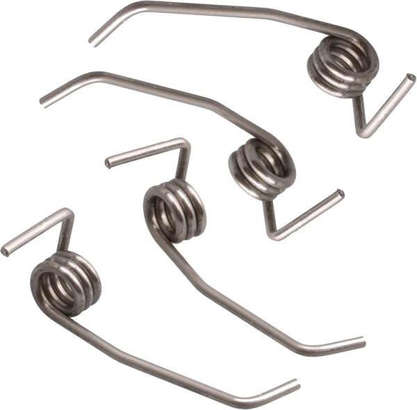 Walmine Silver Metal DA61-08314A Refrigerator Divider Door Spring Replacement for Samsung, Pack of 4
