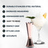 BARIANTTE Cocktail Jigger for Bartending, 2 oz 1 oz Japanese Measuring Shot Glass in Rose Gold