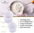 Country Trading Co. Cheesemaking Molds Set of 5, Ricotta Cheese Draining Baskets for Home Cheese Making