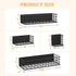 4-Pack Ofiray-home Magnetic Fridge Shelf, Metal Strong Magnet Rack, Space Saving Spice Organizer, Utensil Holder, Fruit