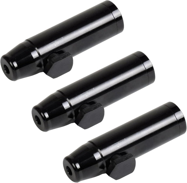 ROBOHOOK 3 Pack Metal Spice Dispenser, Portable Mini Leakproof Food Shaker, Waterproof outdoor