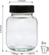 QAPPDA 2oz Set 48,Glass Mason Jars of Spice Jars with Black Lids,Small Mason Juice Bottles for Ginger