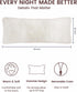 20 54 ZonLi Fuzzy Body Pillow Cover, x Pillowcase, Faux Fur Long Pillow Cover with Zipper, Fluffy Soft Plush Decorative