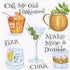 Caspari Cocktail Hour Paper Cocktail Napkins - 40 Count