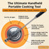 Sandwich Grill - Handheld Pie Iron, Sandwich Maker for Hot Sandwiches and Pies