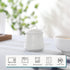 HAOTOP Porcelain Sugar Bowl, Ceramic Salt Bowl with Spoon and Lid, 12 Ounces White