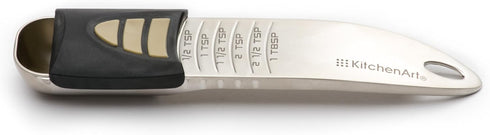 KitchenArt Professional Series Tablespoon, Champagne Satin, Adjustable from 1/2 Teaspoon to 1 Tablespoon