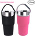 2 Pack Tumbler Carrier Holder Pouch for 30oz Stainless Steel Travel Mug, DanziX Neoprene Sleeve with Handle