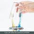 Countertop mDesign Plastic Toothpaste and Toothbrush Holder Center with Cup/Cover - Organizer for Bathroom Vanity
