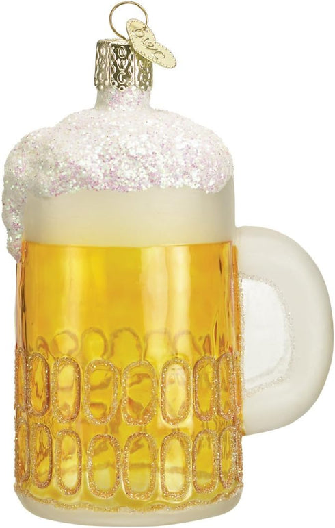 Old World Christmas Craft Beer Collection Glass Blown Ornaments for Christmas Tree, Mug