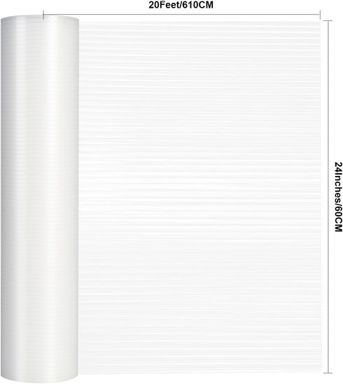 Shelf Liner, 24 Inches x 20 FEET Non-Slip Kitchen Cabinet Liner, Washable Oil-Proof Contact Paper for Storage