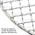 Grill Wire Cooling Racks, 2" Height Legs for Oven Use, Dia 11" Stainless Round Cooking Racks for Barbecue
