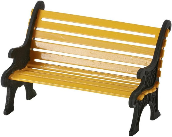Department 56 Accessories for Villages City Wrought Iron Park Bench Accessory Figurine, 1.57 inch