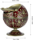 Windproof Ashtray with Flip Lid, Global Shaped Dragon Pattern Zinc Alloy Smoking Ash Tray for Home Office Crafts
