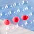 2 Pcs Set 15 Cavity Sugar Flower Fondant Shaping Plate, Plastic Mold