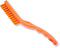 SPARTA Detail Brush Grout Brush, 9 Inches Crevice Brush for Bathroom, Kitchens, Countertop, Plastic, Orange