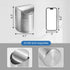 LOVEINUSA Mini Trash Can with Lid, 1.5L Small Brushed Stainless Steel Garbage Bin for Office, Kitchen
