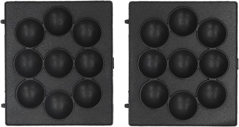 Non Stick Meatball Baking Tray, 9 Hole Baking Pan, Stainless Steel Octopus Meatball Grill Cooking Plate