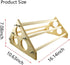 Vehomy Chicken Perch Wood Stand with Holes Chick Stand Trainning Perch Hen Roost bar for Chicks Poultry Swing Chicken