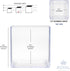Royal Imports Clear Flower Acrylic Vases Cubes - Decorative Centerpiece for Home or Wedding, Non-Breakable Plastic, 5x5