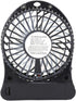 CCYLEZ Mini Table Fan - 3 Speed Adjustable USB Rechargeable Fan for Baby Bed, Car Seats, Summer Gift (Black)