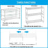 Expandable, Adjustable & Stackable Spice Rack, Metal Pantry Storage Shelves for Kitchen Countertop Organizer