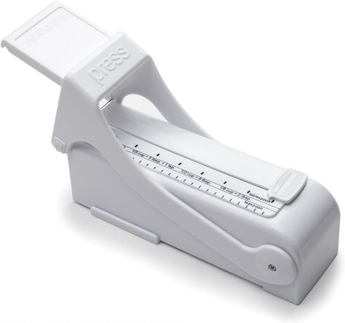 KitchenArt Buttermate Butter Cutter Slicer, White Measuring Dispenser