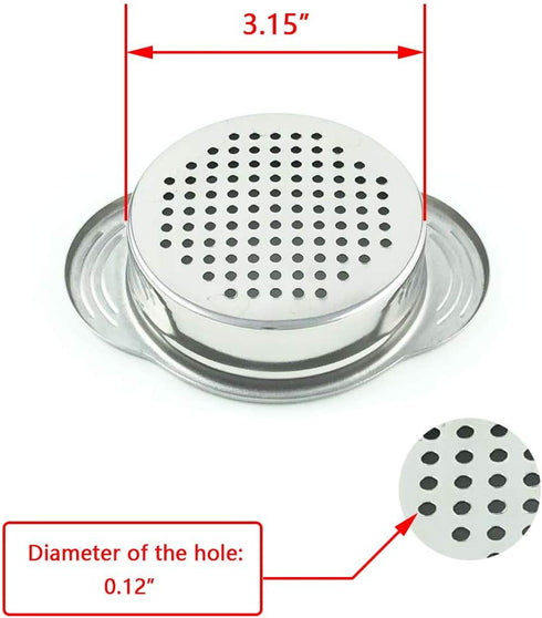 Can Strainer, Food Grade 304 Stainless Steel, Dishwasher Safe Food Strainer, Easy to Clean, Eco-friendly