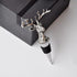 Wine Bottle Stopper with Airtight Seal, Decorative Deer Stainless Steel Antlers for Wine & Beverage