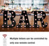 LED Black Alphabet Marquee Letters Sign, Light Up Marquee Number Letter Lights for Home Bar Christmas Birthday Party